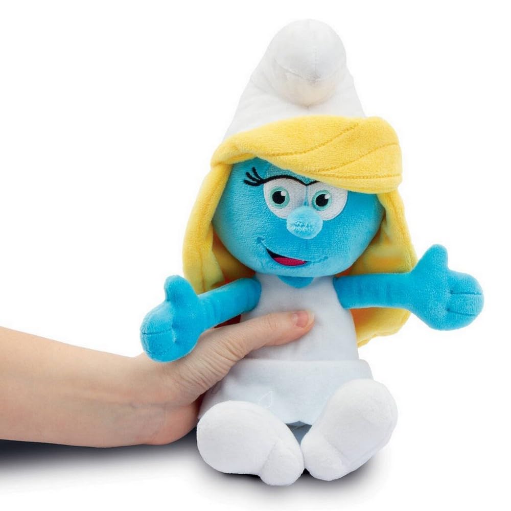 I tuoi nuovi peluche Puffi Super Dolci! Trova Personaggi iconici. 4 Nuovi modelli da Collezionare. Taglia 20 cm, Blu
