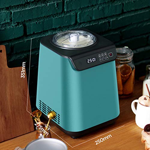 Eismaschine, kleine automatische Produktion von Fruchteis, Mini-Gelato-Sorbet-Joghurtmaschine, Kompressorkühlung mit LED… – Bild 4