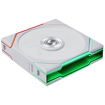 LIANLI Case Fan Reverse Model UNI FAN RS TL FLEX 120 WT Single Pack Daisy Chain Connection 120mm ARGB LCP Fan Blade 12RTL1F1W Japan Authorized Dealer