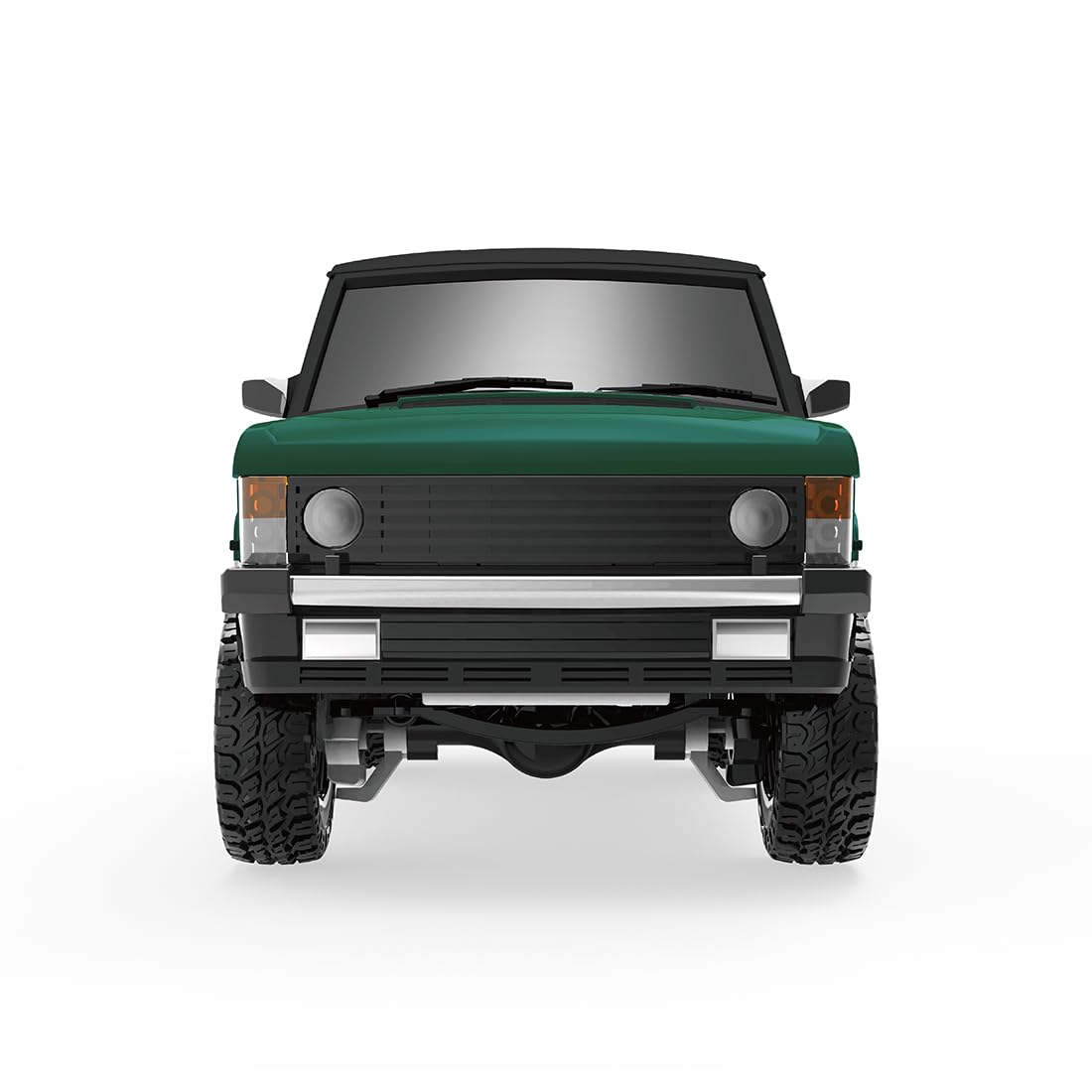 RC Draft Crawlers, skala 1/18 2,4 G 3CH 4WD Off-Road RC model samochodu z wysuwanymi reflektorami, prezent dla dorosłych (wersja RTR/zielony)