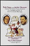 HOW TO COMMIT MARRIAGE - 14'x22' Original Movie Poster Window Card Flat - 1969 Bob Hope Jackie...