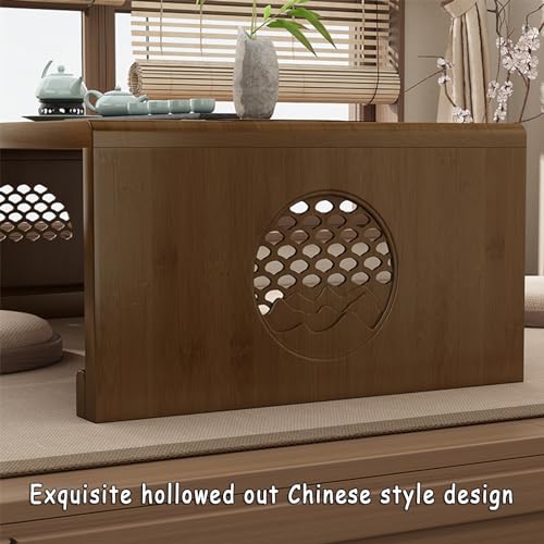 Table à thé en bambou pliable et meuble d'autel pour salon zen - 6