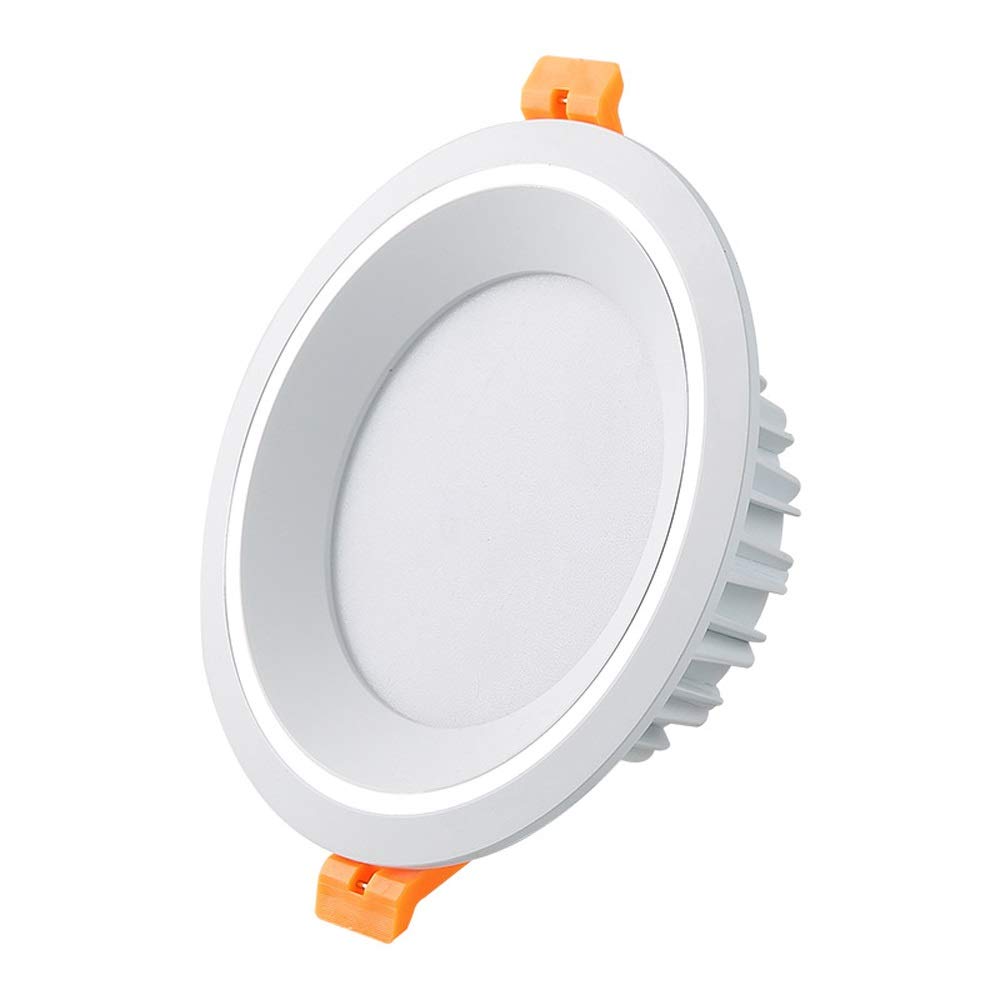 Indoor Lighting Lights White Aluminum Counter Dedicated Showcase Jewelry Ceiling Spotlight Ultra Slim Creative Round LED Panel Ceiling Light Clothing Store Office Grille Embedded Integrated Floo