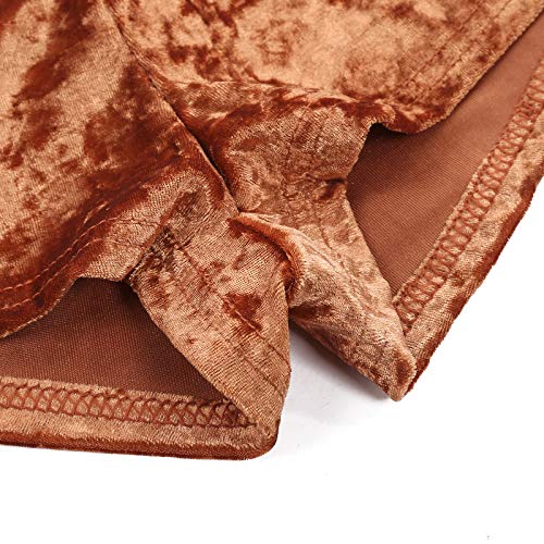 Image of RUEWEY Women Sexy Strappy Babydoll Lingerie Satin Pajama Set Camisole with Shorts 2 Piece Sleepwear