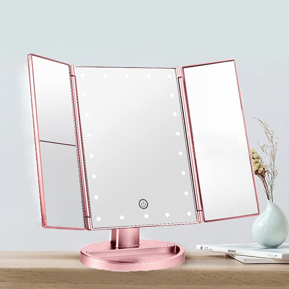 Buy MIQU Makeup Mirror with lights,Magnifying Lighted Led Mirror, Tri