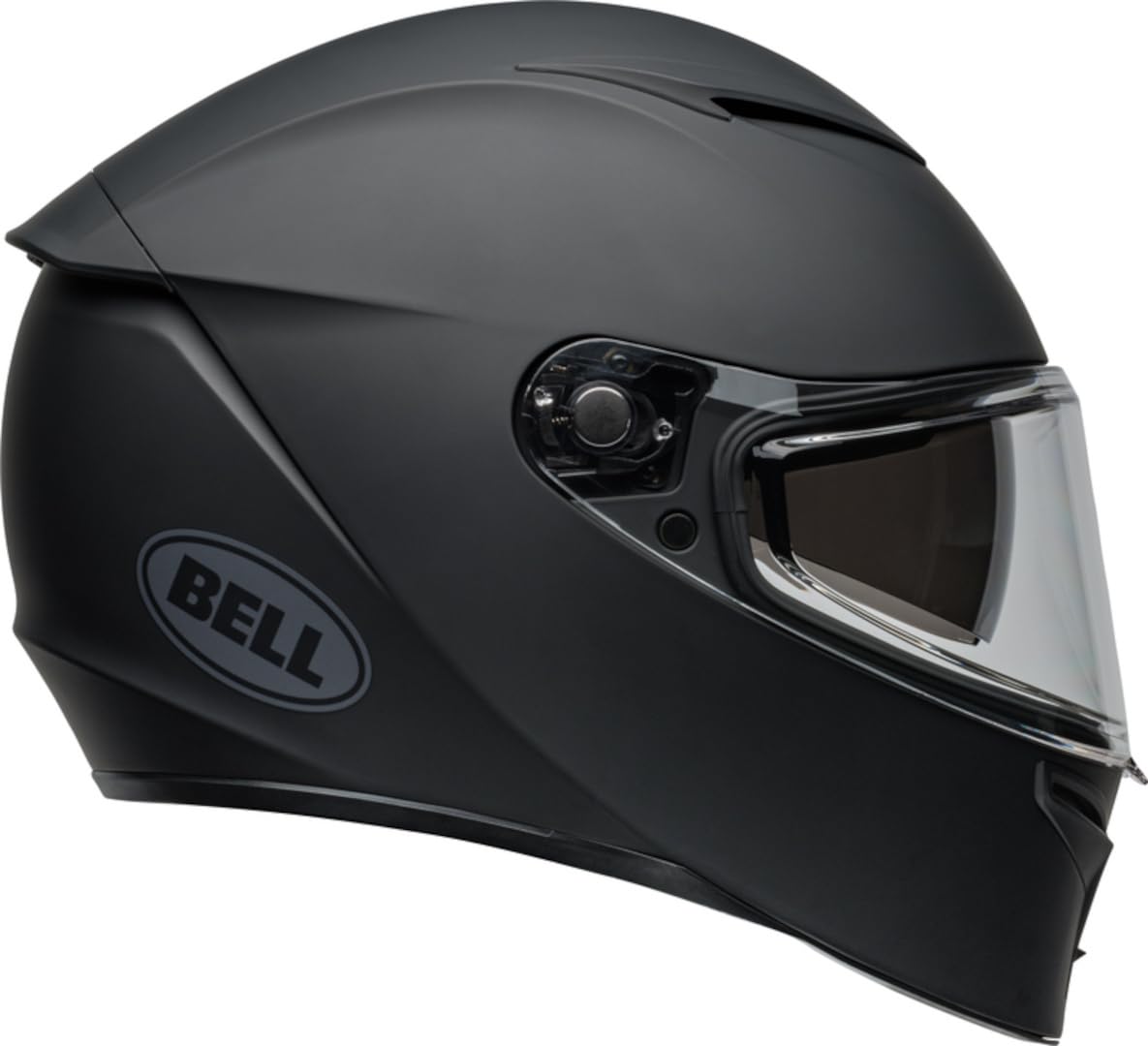 Bell Lithium Solid ECE Helm, dynamische Außenschale, integriertes Sonnenvisier, EPS mit Mehreren Dichten, Optik Klasse 1, Pinlock-kompatibel, DREI Schalengrößen, Farbe: Matte Black, Größe: XS