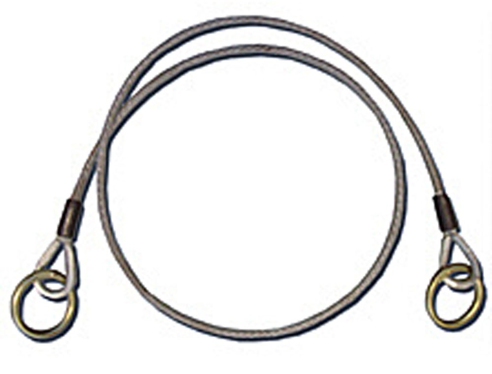 Guardian 10420 3Foot Galvanized Cable Choker Anchor with 3Inch ORing and Snaphook Ends 3 ft 3