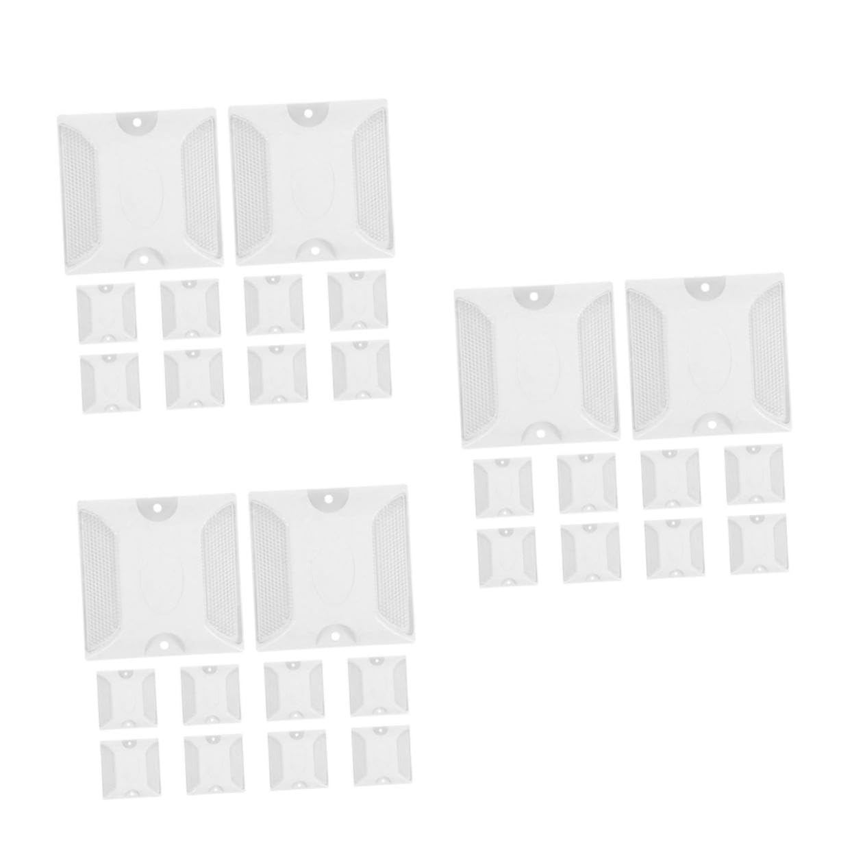 3 series Reflectores De Reflectores De Seguridad Para Pavimento Marcadores De Seguridad Marcadores De Cruce De Peatones 10 piezas x 3