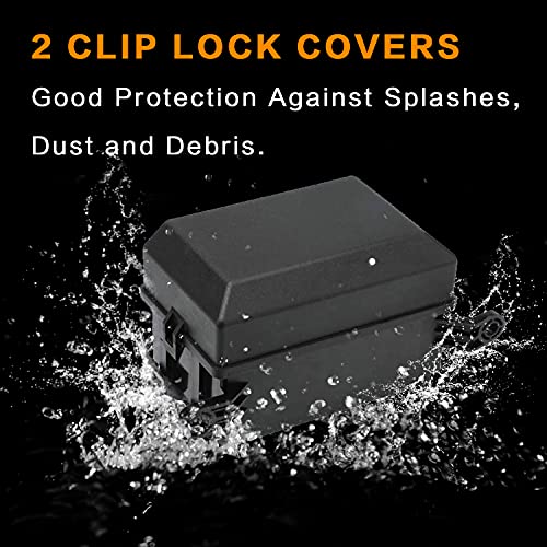 6 Way Blade Fuse Holder Box,12-Slot Relay Box With Spade Terminals And Fuses,6Pcs 4Pin 12V 40A Relays For Car Truck Trailer And Boat #TOP4