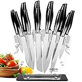 Knife Set, 13PCS High Carbon Stainless Steel Kitchen Knife Set,Professional chef's kitchen knife set...