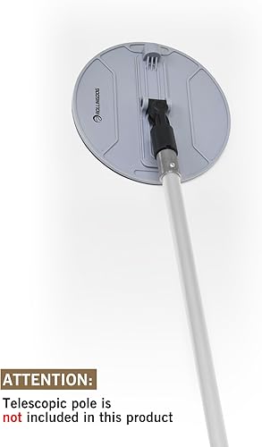 Miniatura 7 de ROLLINGDOG Lijadora de paneles de yeso de 9 pulgadas - lijadora radial con papel de lija de 6 piezas (Hook&Loop)