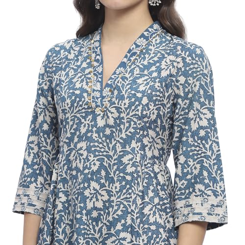 Image of BIBA Women Kurta Sets, Cotton, Printed