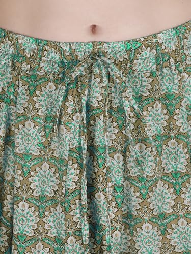 Image of Sttoffa Cotton Printed Women Wear Maxi Long Skirt 40 inch inch Full Length