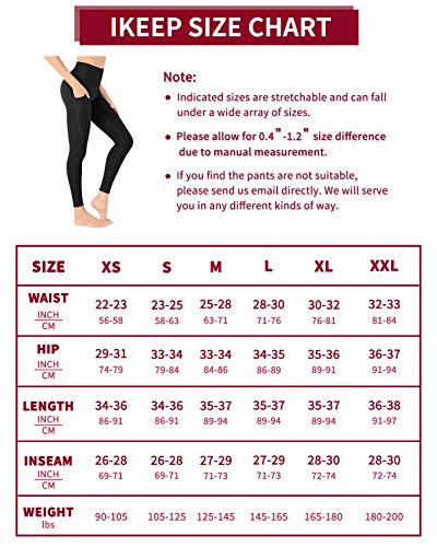 Leggings com bolsos para mulheres, leggings de treino com controle de barriga, calças de ioga de cin