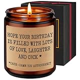 LEADO Candles - Funny Birthday Gifts for Women, Girlfriend, Wife - Humorous Birthday Gifts for Her, Friends Female, Girlfriend, BFF, Bestie - Mature Gifts, Bday Gifts for Women, Fun Gifts