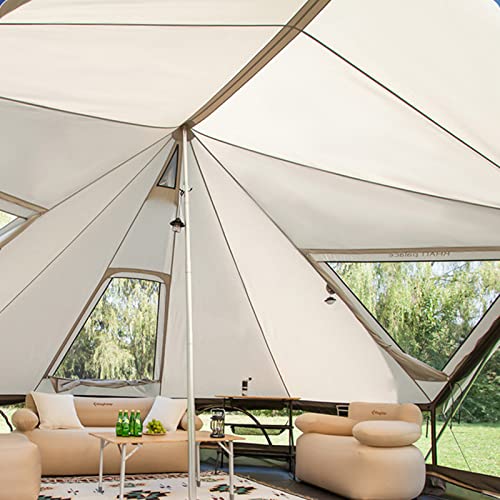 Carpa para 12 personas tipo yurtá impermeable de algodón miniatura 2