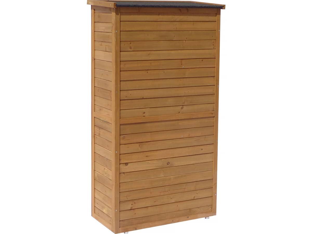 Armadio da giardino SPACE - 87 x 46.5 x 160 cm - Marrone