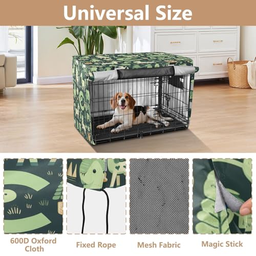 Housse de cage chat et chien imperméable verte contre le stress et la pluie - 5