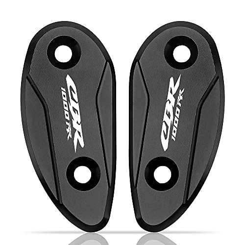 CXEPI Obturateurs de Rétroviseur Moto Aluminium Anodisé compatible avec CBR1000RR 2008-2018 Cover