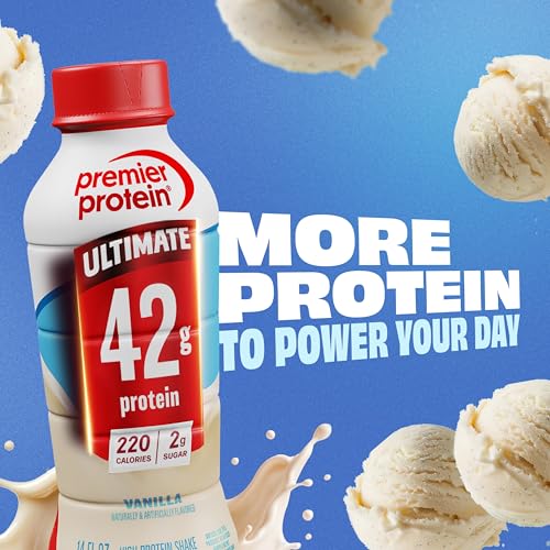 Image of Premier Protein ULTIMATE 42g High Protein Shake, Vanilla, 4 Pack