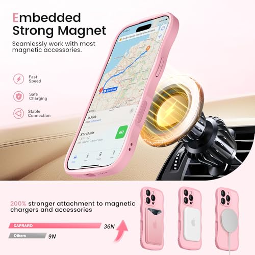 Coque iPhone 16 Pro support magnétique rotatif et protection caméra - 3