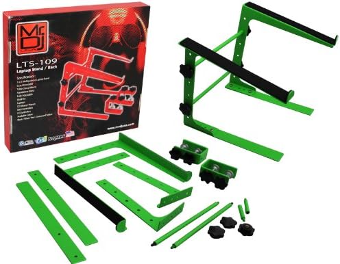 Mr. Dj LTS-109GR DJ Laptop Stand for Musical Instruments Reading (Green)