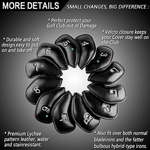 Housses cuir synthétique x12 pour fers