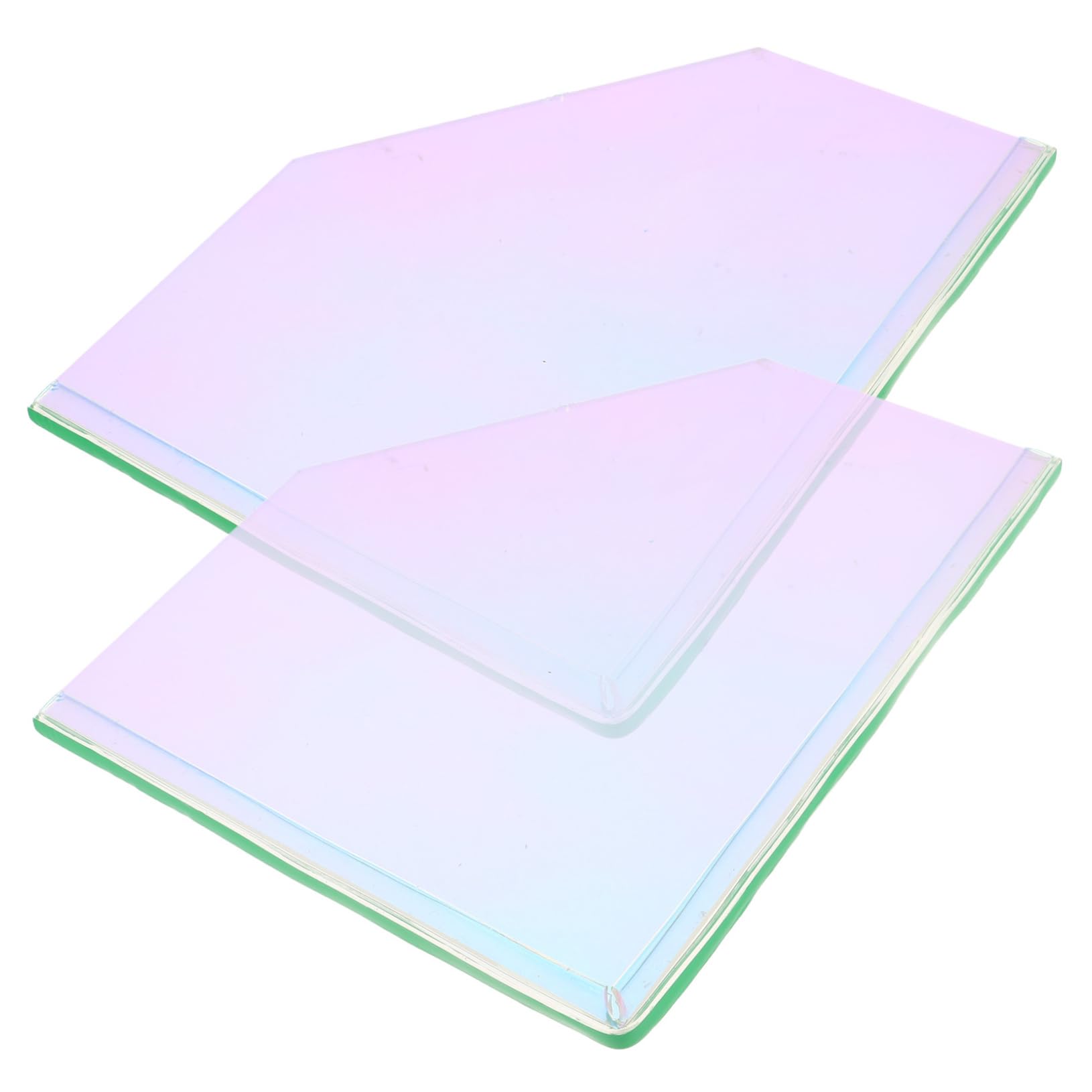 SEWACC 1 Pair Acrylic Shower Splash Guard Bathtub Corner Baffle Self Adhesive Design for Efficient Water Management Enhances Bathroom Decor for Sinks and Tubs