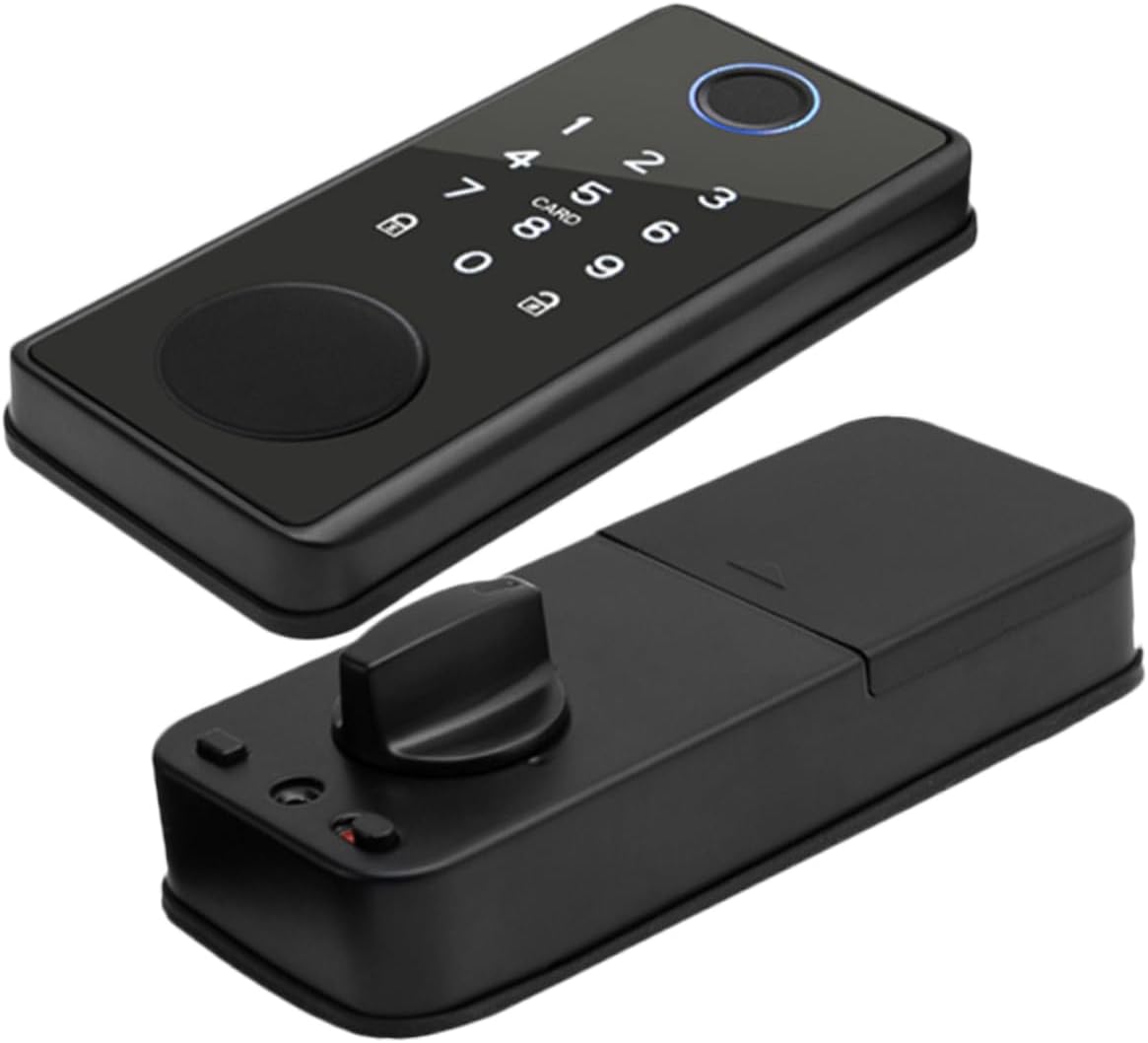 Electronic Combination Lock Fingerprint Door Accessory Keyless Keypad Lock for Front Door Biometric