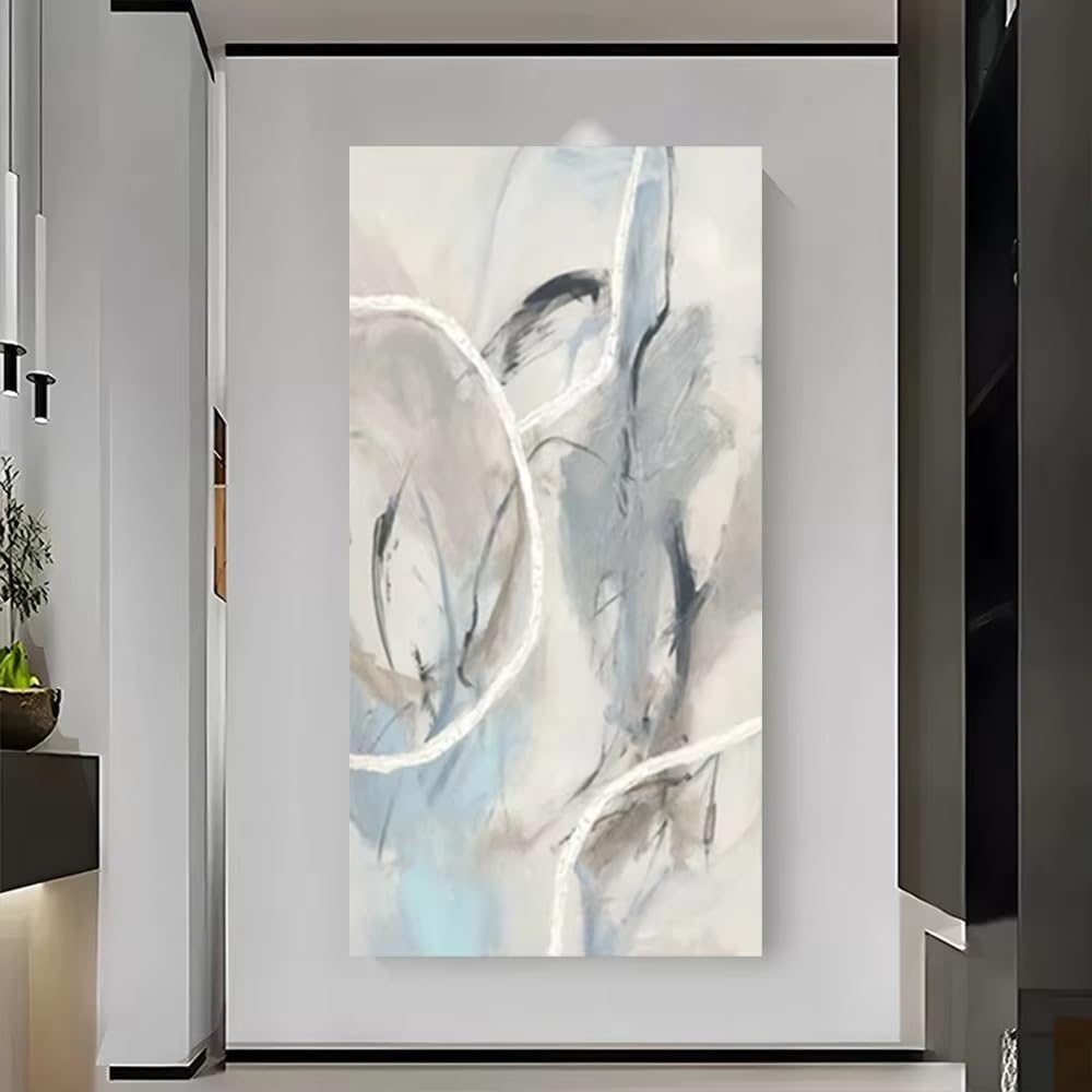 LTjiajuypd Stampe su tela, dipinti astratti di paesaggi moderni, quadri decorativi per soggiorno e casa (70x140 cm)