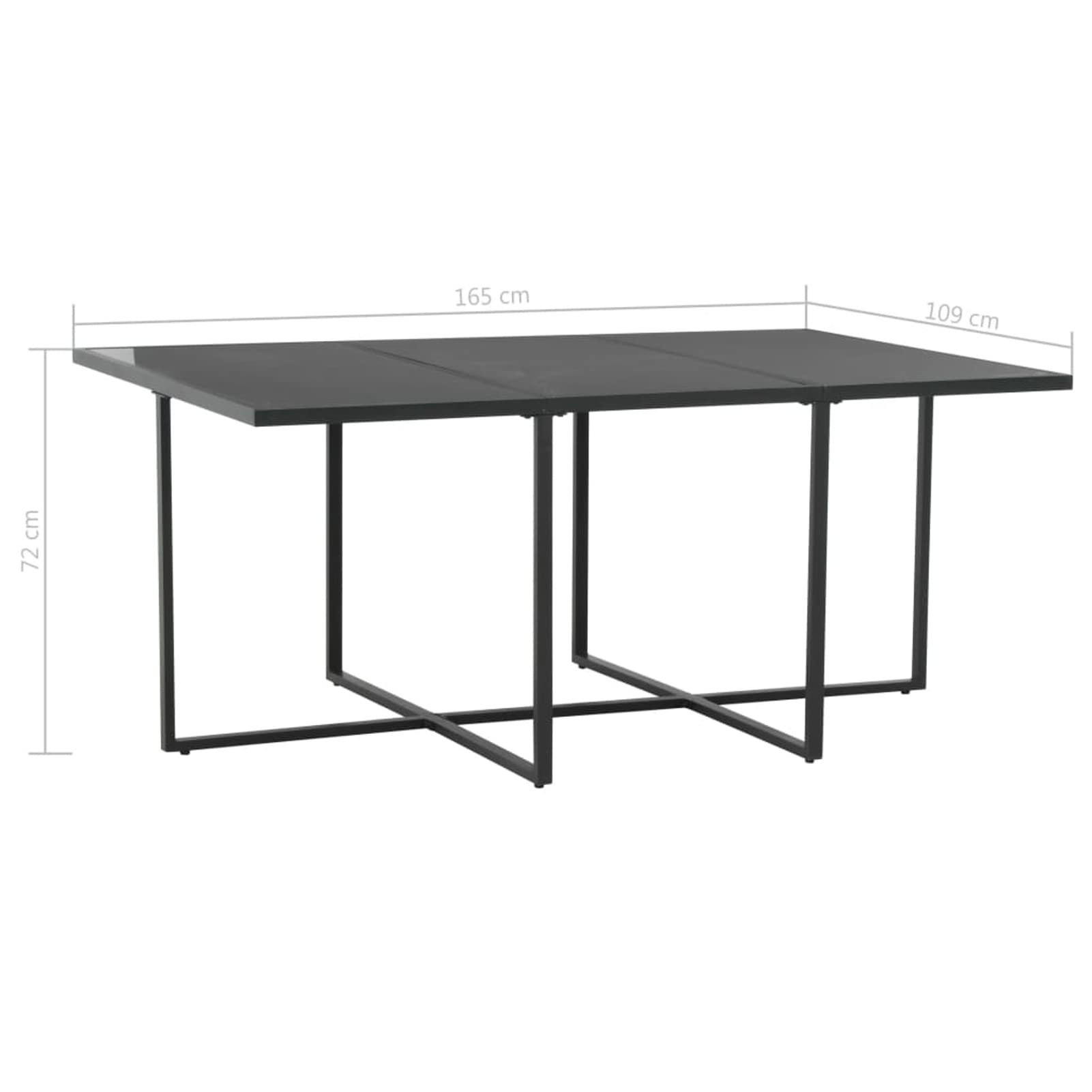 Gecheer Conjunto Mesa y Sillas Jardin de Ratán 7 pzas Muebles Jardin Exterior con Cojines,Set de Comedor de Jardín Mesa y Sillas Terraza Balcón,Muebles Salón Jardín Modular,Negro