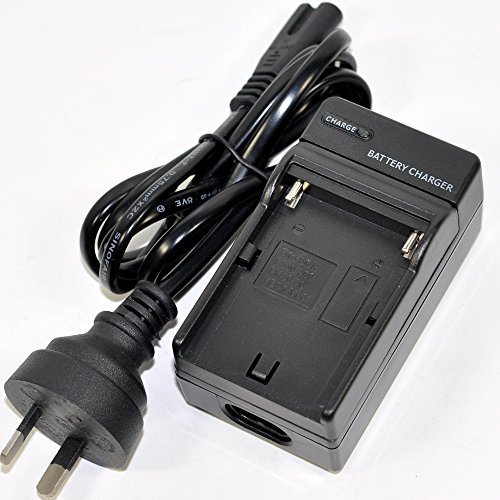 Single Mains/Car Battery Charger for Sony NP-F990 NP-F970 NP-F960 NP-F950/B NP-F950 NP-F930/B NP-F330 NP-F550 NP-F570 NP-F750 NP-F770 NP-FM500H NP-FM50 CCD-TRV DCR-TRV Series Handycam Camcorder Camera