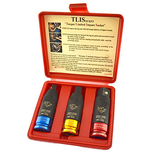 Pre Set Torque Limited Impact Socket Adaptors 3/8