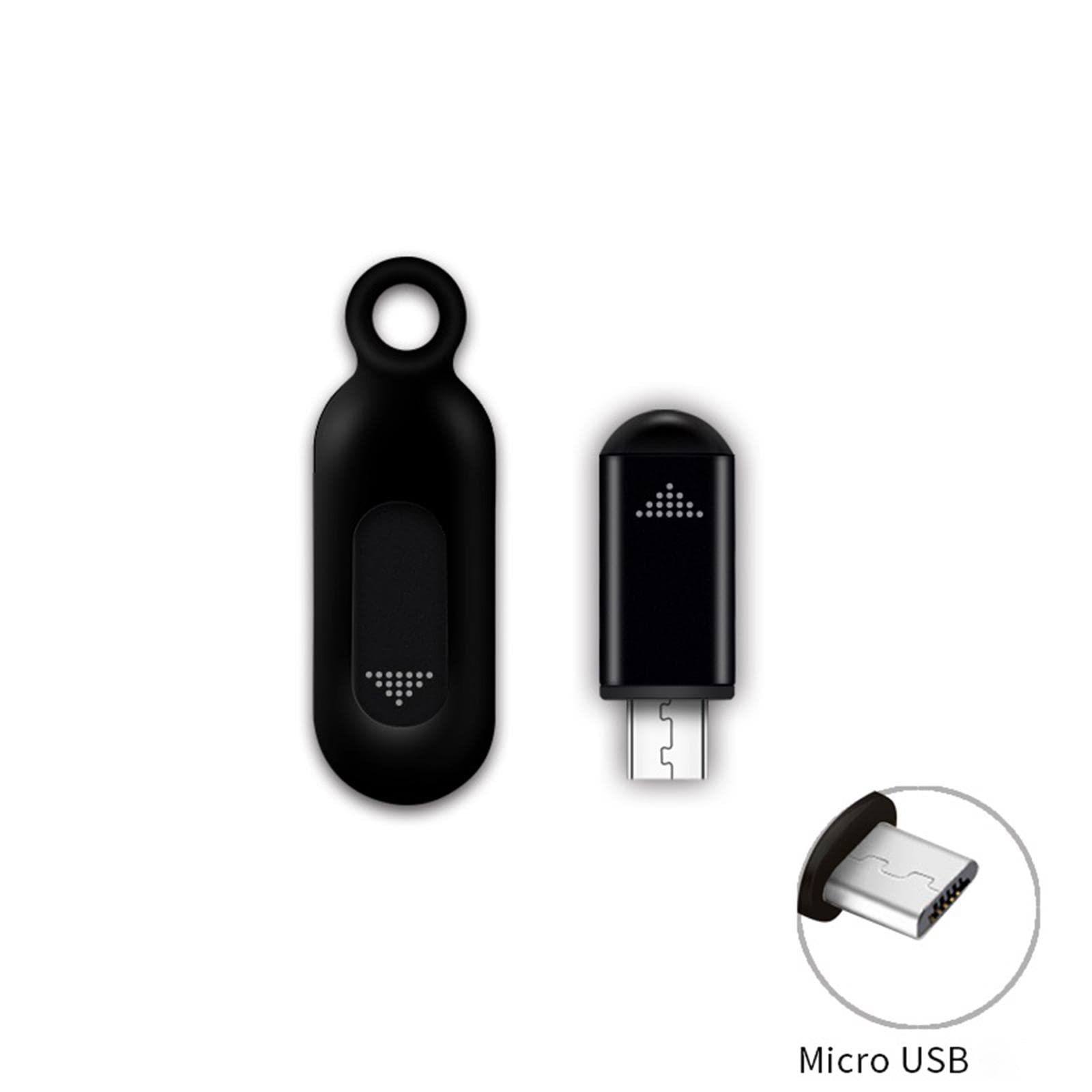 Smart Controller mit Type USB Schnittstelle Mobile Telefon Fernbedienung IR Geräte Infrarot Adapter App Steuerung Zuhause für, Micro-USB-Schwarz