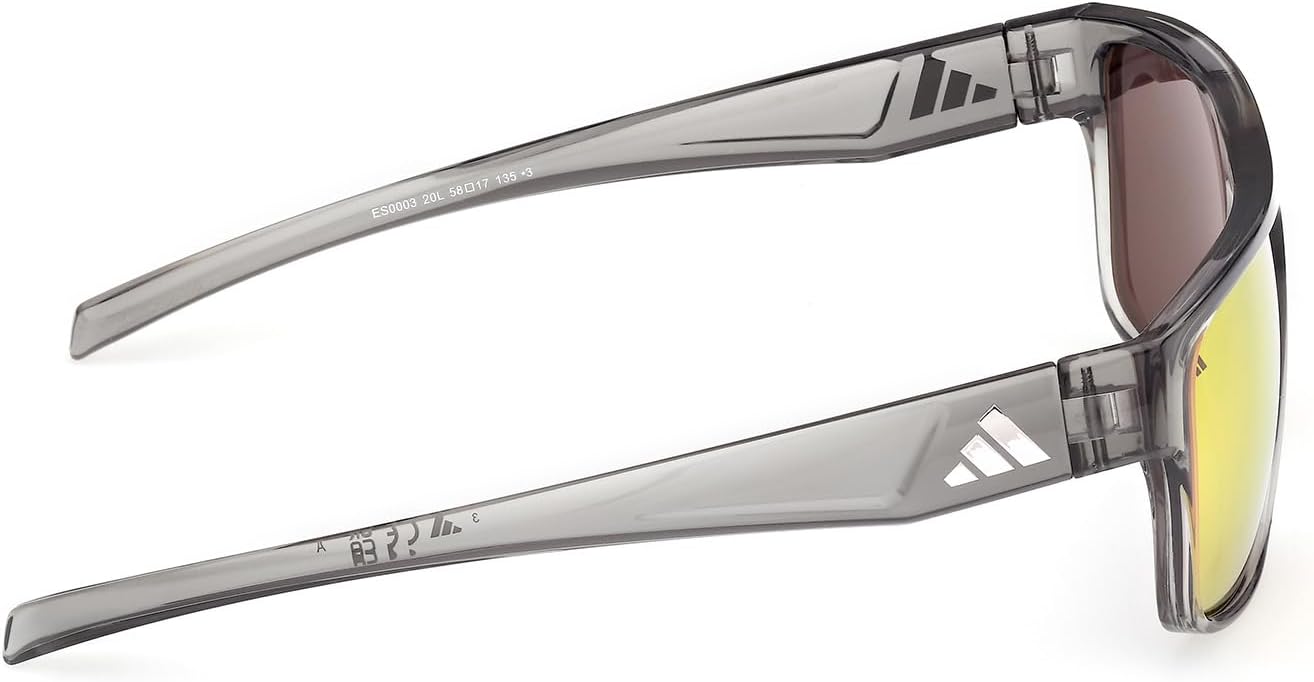 Adidas Men's Sunglasses, Grey/other/Roviex mirror