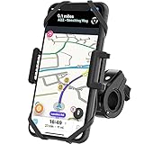 Universal Bicycle & Motorcycle Phone Mount - The Most Secure & Reliable Bike Phone Holder for iPhone, Samsung or Any Smartphone. Stress-Resistant. Holds Any Phone Up to 3.5' Wide