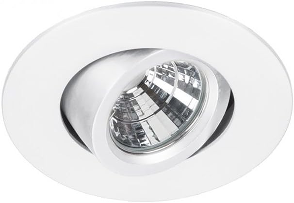 WAC Lighting Oculux R2BRA-F927-BN 2" LED Round Adjustable Trim Engine and Universal Housing Finish 90+CRI and 2700K, Flood Beam, Brushed Nickel