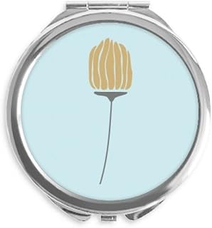 Bud s Art Pattern Hand Compact Mirror Round Portable Pocket Glass