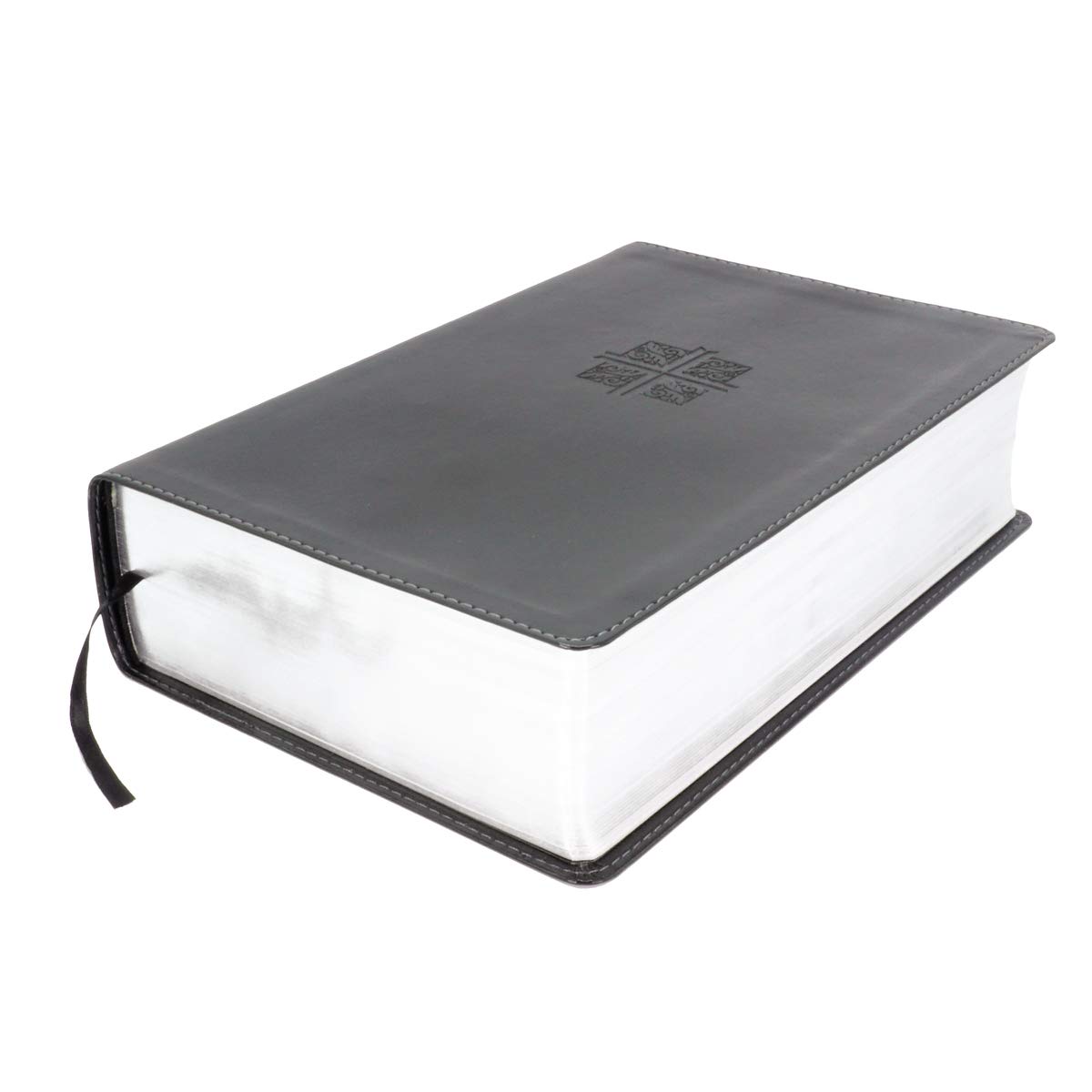 NIV, KJV, NASB, Amplified, Parallel Bible, Leathersoft, Black: Four Bible Versions Together for Study and Comparison