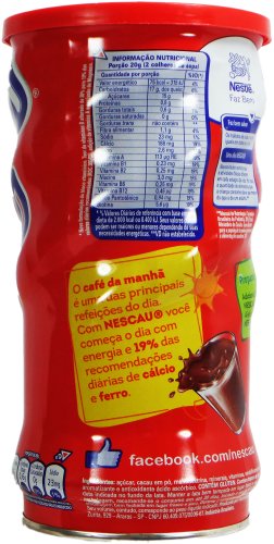 Nestlé - Nescau 2.0 - Chocolate Powder - 14.11 Oz (Pack Of 02) | Achocolatado Em Pó - 400G #TOP3