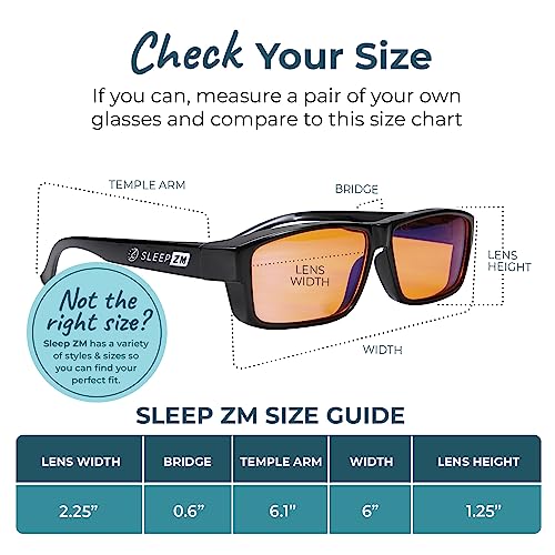Image of Sleep ZM Blue Light Blocking & Light Sensitivity Fitover Glasses - 14 Lens Types for Comfort, Relaxation, Sleep & Relief