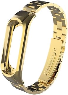 سوار شاومي مي باند 3 غيار ستانليس ستيل - ذهبي