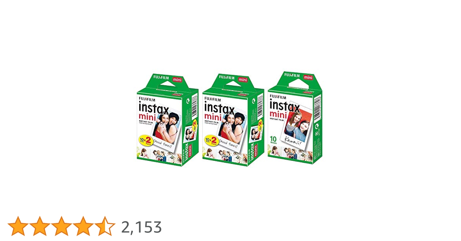 Amazon | FUJIFILM インスタントカメラ チェキ用フィルム 50枚入