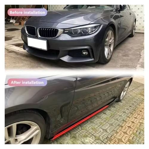 Faldones laterales coche con separador de labios parachoques para AMG 7