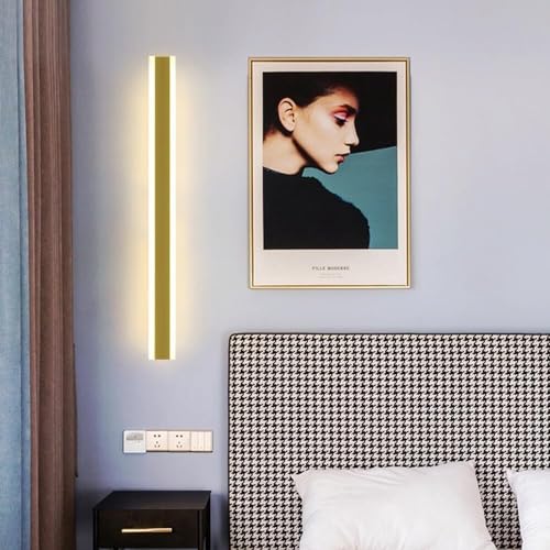 Luz LED rectangular apliques de pared interiores regulables para cocina y baño 5