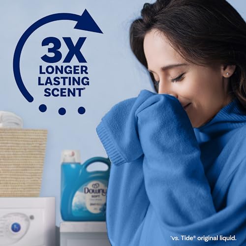 Image of Downy Fabric Softener Liquid (Fabric Conditioner), Clean Breeze Scent, 140 fl oz, 190 Loads