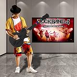 DOYO Kontroler do gitary PC, gitar Hero do PC i PS3, kontroler gitarowy z paskiem do Guitar Hero, Clone Hero i Rock Band Games (5 przycisków, czarny)