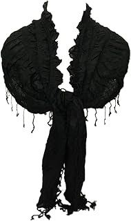 Trendy Unique Princess Ruffled Fringe Scarf/Wrap - Buy now