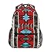 ALAZA Aztec Backpack 5th Grade Backpack Boys Girls Indian Tribal Backpack Kids Bookbag 3rd 4th Grade Elementary Red Geometry Travel Laptop Shoulder Bag Students Daypacks