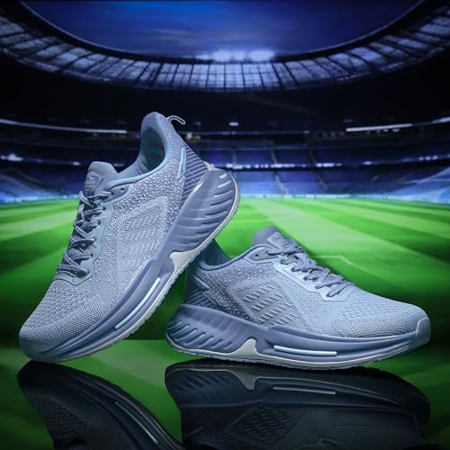 Image of ASIAN Powerplay-32 Men's Running Shoes | Knit Upper, Lateral & Arch Support, Energy Return Memory Foam Shoes & Stable Grip Outsole | Ideal Boys Shoes for Running, Training